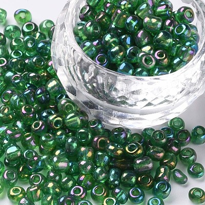 6/0 Round Glass Seed Beads SEED-US0003-4mm-167-1