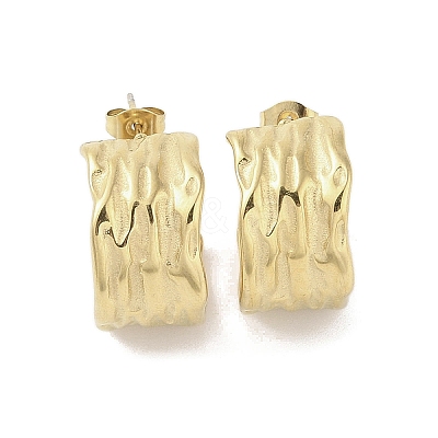 316 Surgical Stainless Steel Stud Earrings for Women STAS-B063-01G-03-1