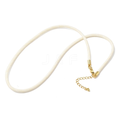 3MM Nylon Milan Cord Necklace Making NJEW-H084-01G-37-1