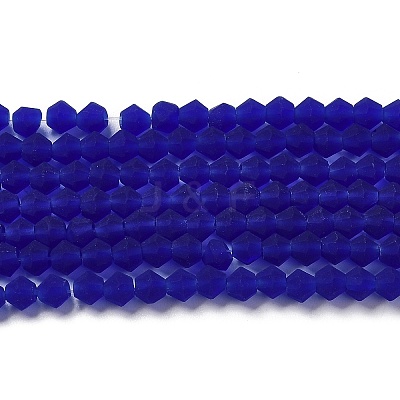 Imitate Austrian Crystal Frosted Glass Beads Strands EGLA-A039-T3mm-MD06-1