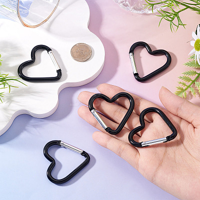 5Pcs Zinc Alloy Spring Gate Rings FIND-TA0009-73N-1