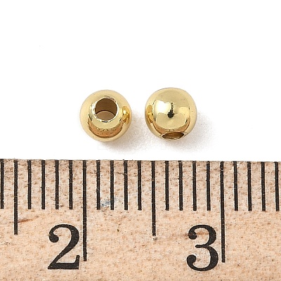 Brass Solid Beads KK-WH0034-02C-G-1