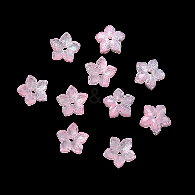 Dyed & Heated Glass Bead Caps X-GLAA-Z019-02-1