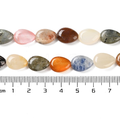 Natural and Synthetic Mixed Stone Beads Strands G-K357-A11-01-1