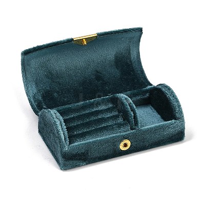 Arch Shaped Velvet Jewelry Set Storage Boxes CON-Z009-03C-1