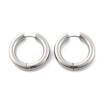 201 Stainless Steel Hoop Earrings EJEW-P304-13A-P-1