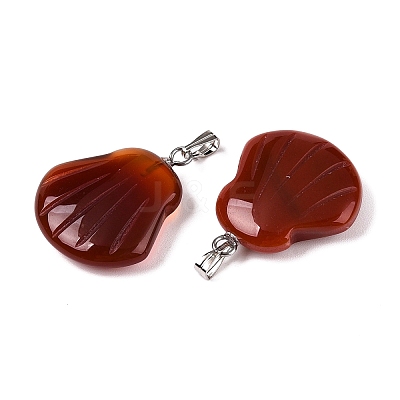Natural Carnelian(Dyed & Heated) Pendants G-T138-208G-1