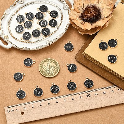 Alloy Enamel Pendants ENAM-YW0001-100A-1