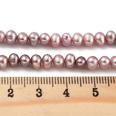 Natural Cultured Freshwater Pearl Beads Strands PEAR-C003-10E-1