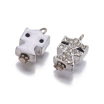 Alloy Enamel Pendants ENAM-F117-01P-1