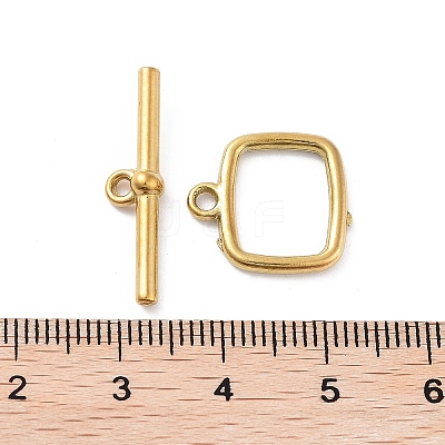 Ion Plating(IP) 304 Stainless Steel Toggle Clasps STAS-A092-07G-1