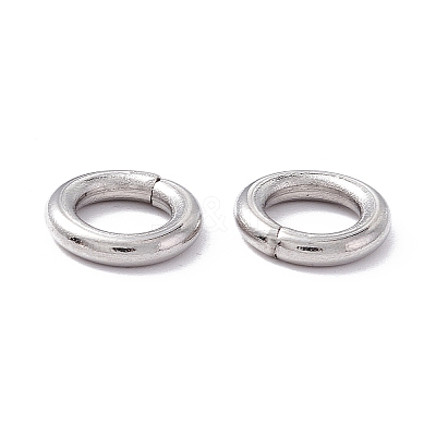 Non-Tarnish 304 Stainless Steel Open Jump Rings STAS-C040-01B-P-1
