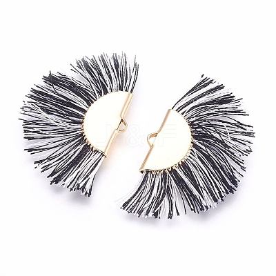 Nylon Tassel Pendants KK-F755-28G-01-NF-1