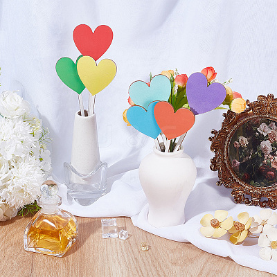 14Pcs Wooden Picks for Vase Decorations AJEW-SP0004-71C-1