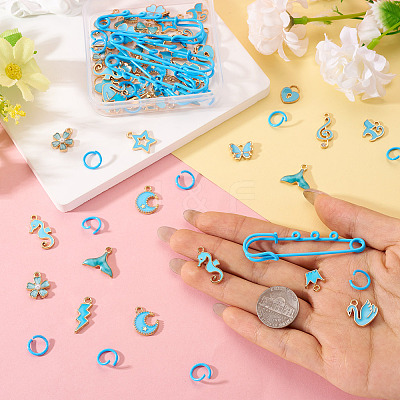 DIY Brooch Making Kits DIY-TA0014-89-1