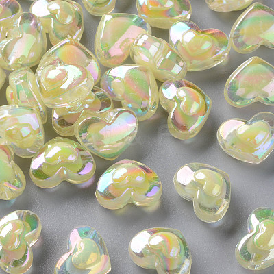 Transparent Acrylic Beads TACR-S152-08B-07-1