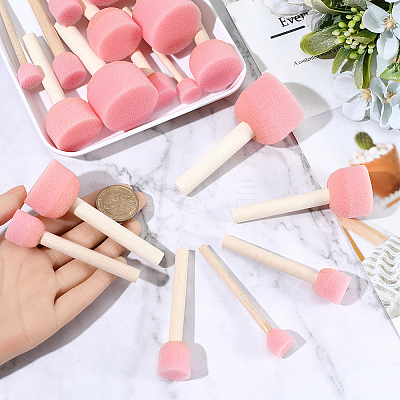 30Pcs 4 Styles Paint Sponges Shapes DIY-SP0006-17-1