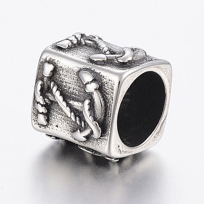 304 Stainless Steel Beads STAS-H440-20AS-1