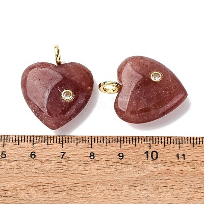 Natural Mixed Gemstone Pendants G-P588-01G-1