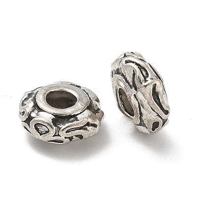 Tibetan Style Alloy Beads TIBE-P003-15AS-1