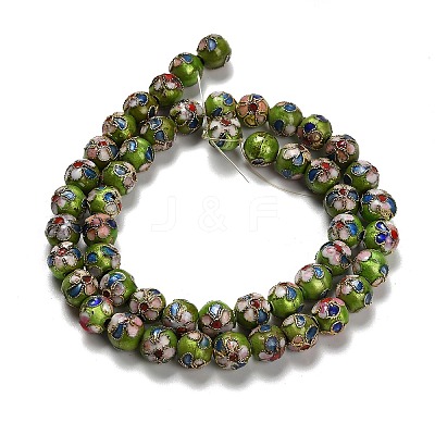 Handmade Cloisonne Beads CLB-O001-M10-03-1