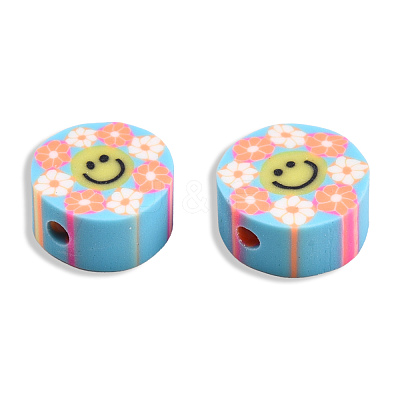 Handmade Polymer Clay Beads CLAY-T019-14E-1
