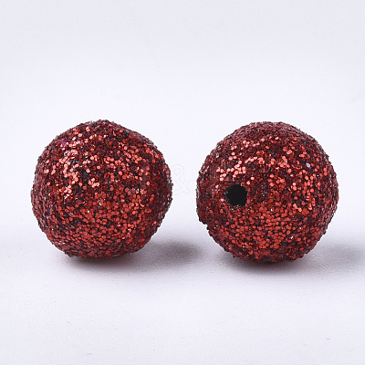 Acrylic Beads OACR-T005-116-8mm-1
