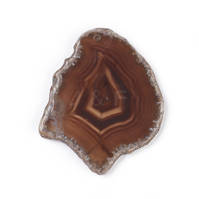 Natural Agate Pendants G-F646-02-1