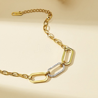 201 Stainless Steel Cable Chain Bracelets DV2577-1