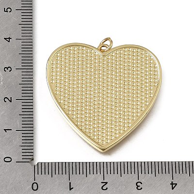Natural Shell Brass Pendants KK-C262-11B-G-1