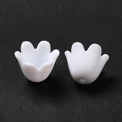 Opaque Acrylic Bead Caps MACR-J123-26-1