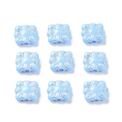Opaque Acrylic Beads OACR-G016-26G-1