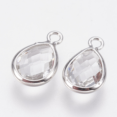 Glass Charms KK-Q752-001P-1