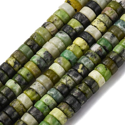 Natural Serpentine Beads Strands G-L624-I16-3x6mm-1