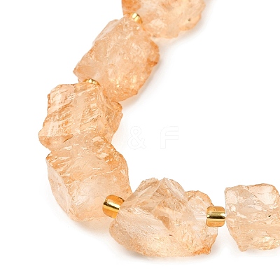 Raw Rough Natural Quartz Crystal Beads Strands G-Z131-J01-08-1