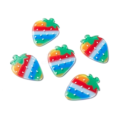 Acrylic Cabochons Suitable for Hair Pins MACR-I038-02-1