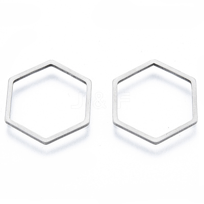 Non-Tarnish 201 Stainless Steel Linking Rings STAS-N090-T13-1-1