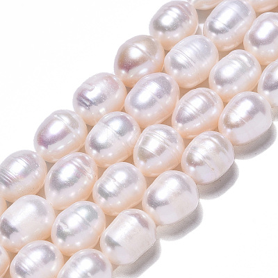 Natural Cultured Freshwater Pearl Beads Strands PEAR-N012-09A-1