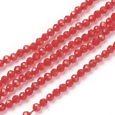 Transparent Glass Beads Strands GLAA-F094-A09-1