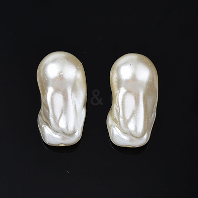 ABS Plastic Imitation Pearl Beads KY-T023-032-1
