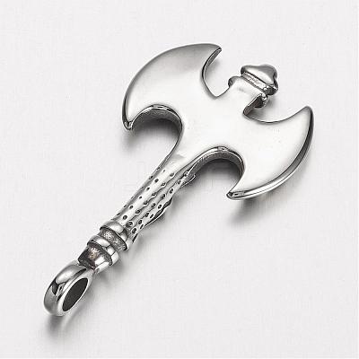 304 Stainless Steel Pendants STAS-D166-03AS-1