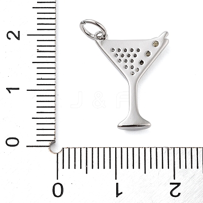 Rack Plating Brass Micro Pave Cubic Zirconia Pendants X-KK-NH0003-02P-1