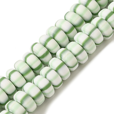 Polymer Clay Beads Strands CLAY-H006-02M-1