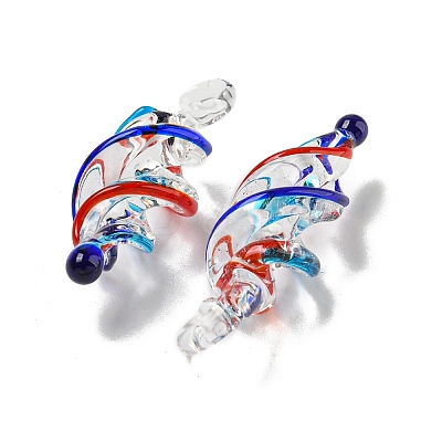 Handmade Lampwork Pendants LAMP-N025-02A-1