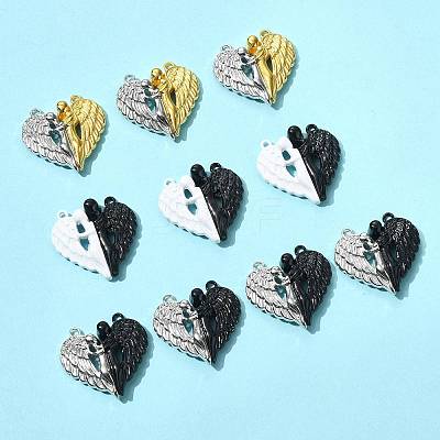 10 Sets Spray Painted Alloy Magnetic Pendants FIND-FS0004-25-1