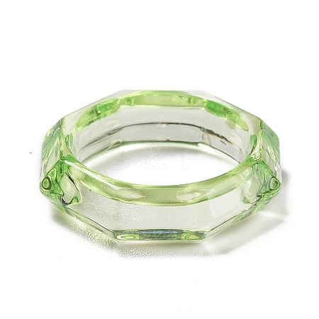 Transparent Acrylic Finger Rings LS-RJEW-T010-09B-1