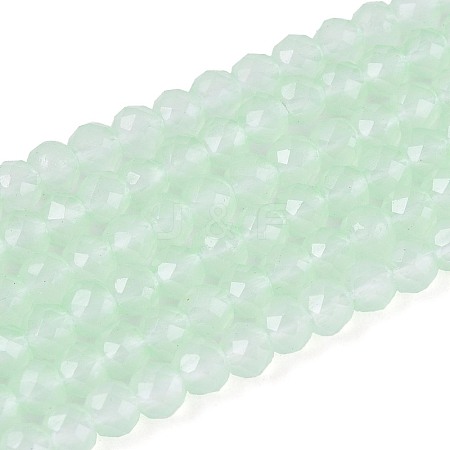 Imitation Jade Glass Beads Strands GLAA-T028-3mm-11G-1