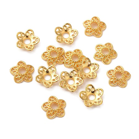Tibetan Style Alloy Bead Caps LS-K0P34012-1