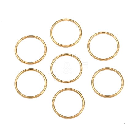 Ion Plating(IP) 304 Stainless Steel Closed Jump Rings STAS-G393-06G-10-1