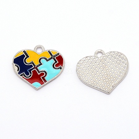 Zinc Alloy Enamel Pendants PALLOY-TAC0022-05-1